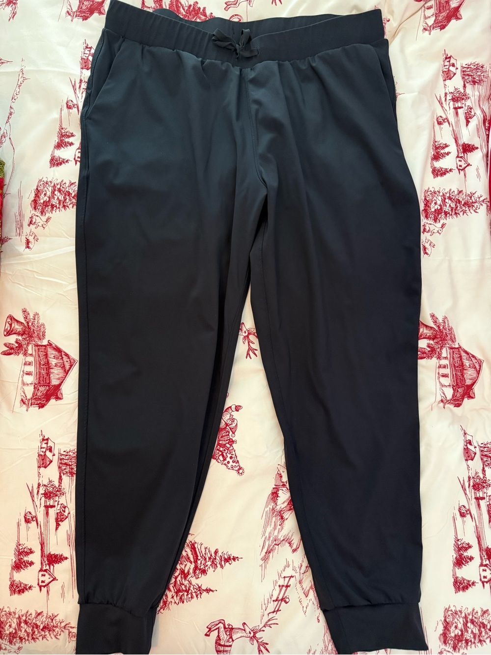 Black Jogger Pants, XXL